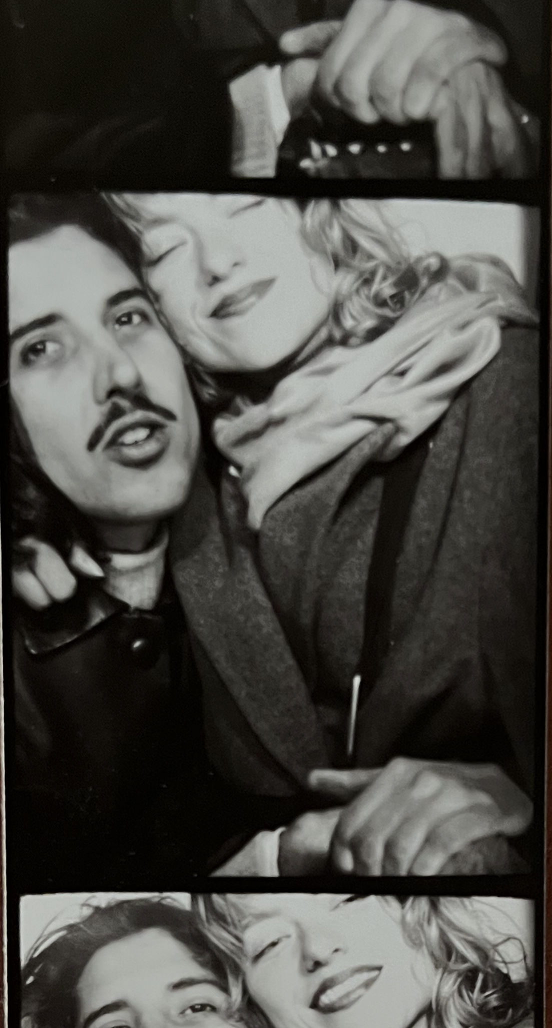 Mikel and Daniella photo booth strip